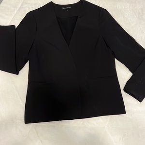 Supply and Demand simple black blazer